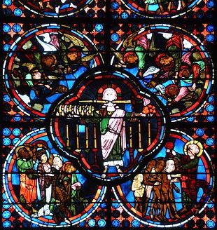 Verrière de la Vie du patriarche Joseph, vers 1210-1215.