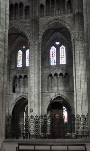 Élévation en face du chœur.