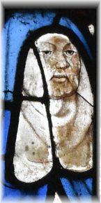 Un prophète dans un vitrail du début du XVe siècle