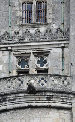 Le balcon du donjon.