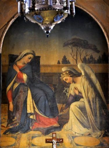 Tableau du retable «L'Annonciation», auteur inconnu