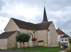 Le chevet de l'église (partie restaurée en 2002)