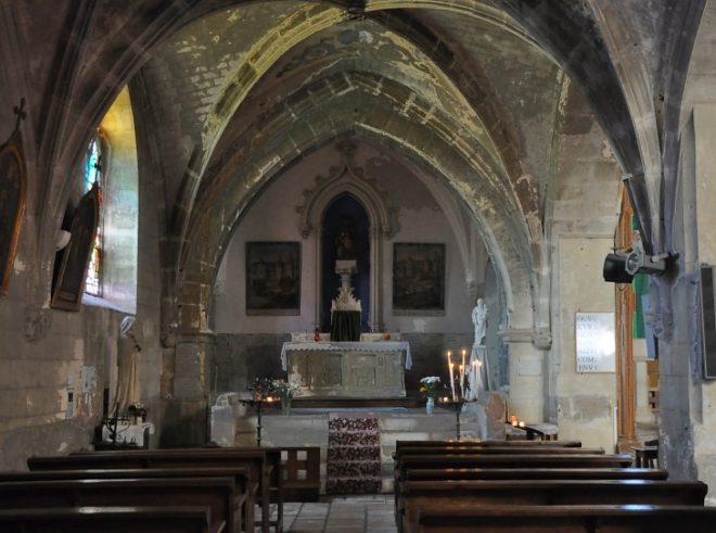 Bas-côté nord et chapelle de la Vierge ou de Notre-Dame des Miracles