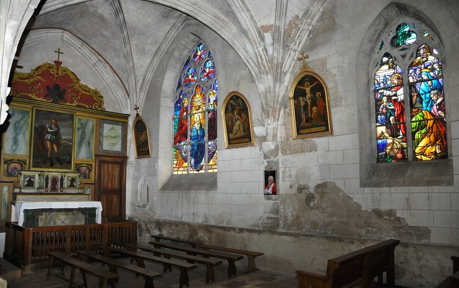 Chapelle Saint-Ludre dans le bas-côté sud