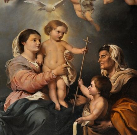 Tableau «La Sainte Famille» (partie centrale)