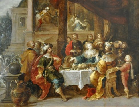 Histoire d'Esther de Frans Francken II le Jeune (1581-1642)