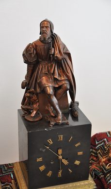 Pendule  l'effigie de Benvenuto Cellini