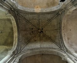 La voûte à la croisée du transept