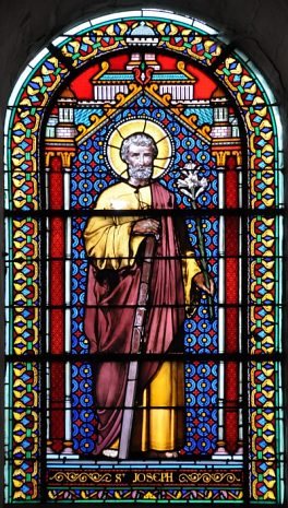 Vitrail de saint Joseph