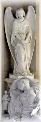 Le gisant de Marie d'Orléans et l'ange de la Résignation