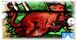 Le dragon terrassé par saint Georges