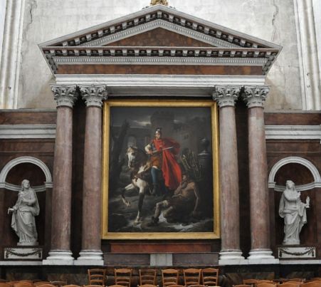 Retable Saint-Martin dans le bras nord du transept