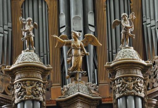 Sculptures du buffet d'orgue
