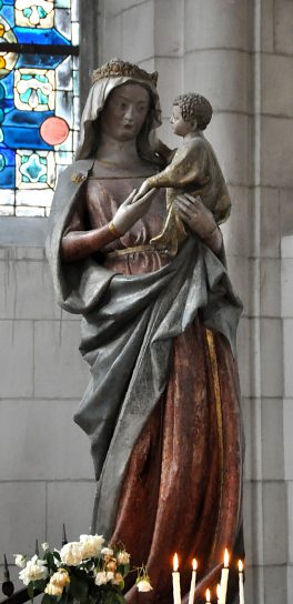 La Vierge à l'Enfant – Pierre, XIVe siècle