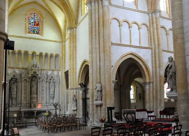 Le transept nord et l'autel de la Vierge (XIXe siècle)