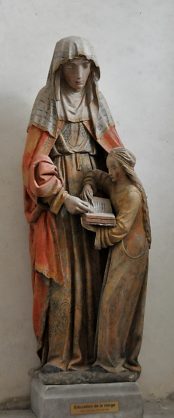 Statue de l'Éducation de la Vierge
