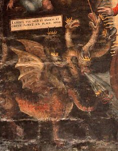 Peinture de l'Apocalypse : la Bête (1581) Peinture de l'Apocalypse : la Bête (1581)