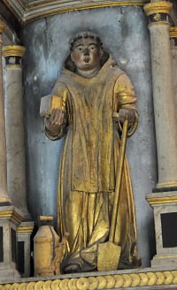 Statue de saint Fiacre Statue de saint Fiacre