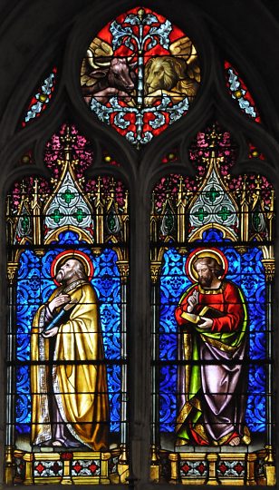 Saint Luc et saint Marc.