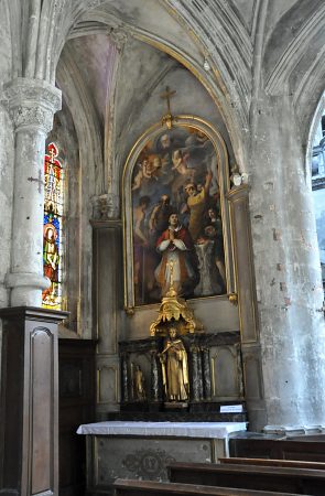 Chapelle latérale nord Saint-Étienne et Saint-Laurent.