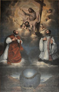 «L'Apparition du Christ à saint Ignace et à saint François-Xavier» «L'Apparition du Christ à saint Ignace et à saint François-Xavier»