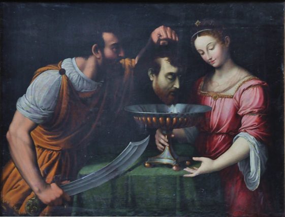 «La tête de saint Jean-Baptiste est portée à Salomé» «La tête de saint Jean-Baptiste est portée à Salomé»
