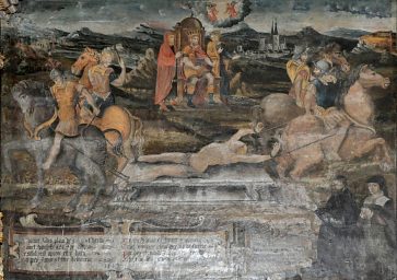 «Le Martyre de saint Hippolyte» dans le transept sud «Le Martyre de saint Hippolyte» dans le transept sud