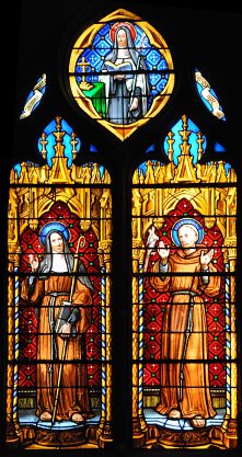 Sainte Colette et saint François Sainte Colette et saint François
