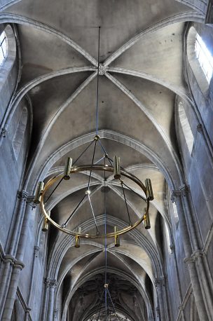 La voûte sexpartite de l'église Saint-Jean-Baptiste