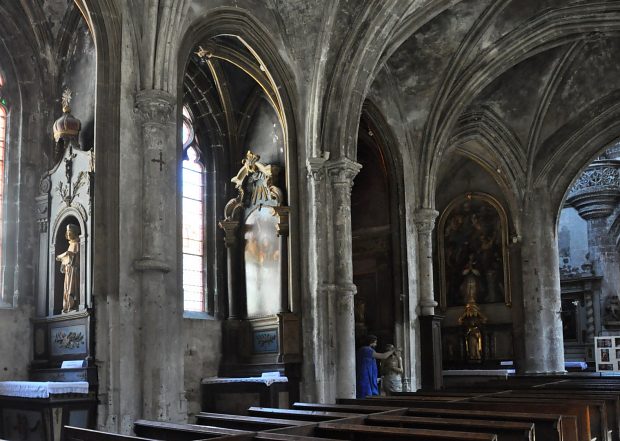 Suite de chapelles latérales dans le bas-côté nord.