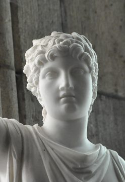 Statue de saint Mammès, détail.