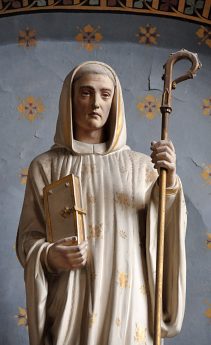 Statue de saint Vinebault