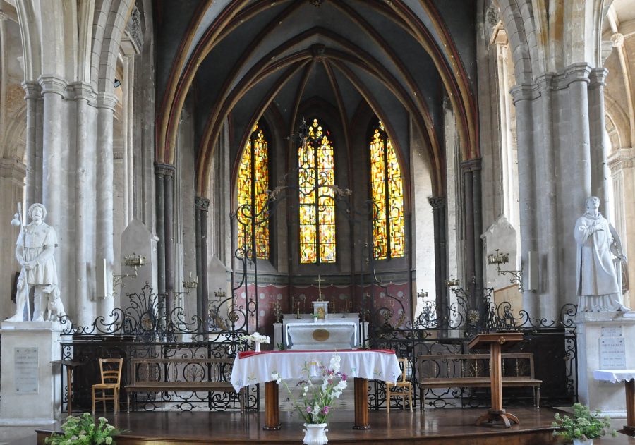 Le chœur de l'église Saint–Laurent