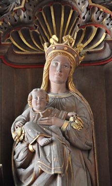 Le retable de la Vierge