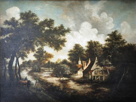 «Paysage au moulin»