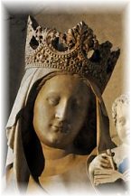 La Vierge à l'Enfant à la tige de fleur, vers 1380