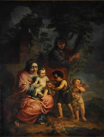 «La Sainte Famille à la grappe»