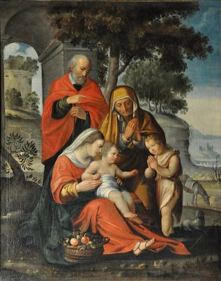 «La Vierge à l'Enfant et Sainte Parenté»