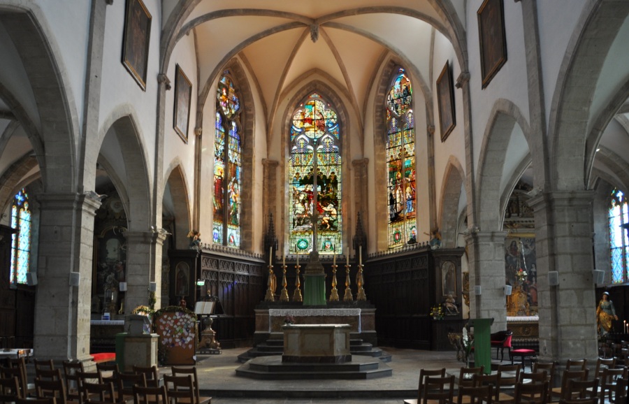 Vue générale du chœur de l'église Saint-Martin