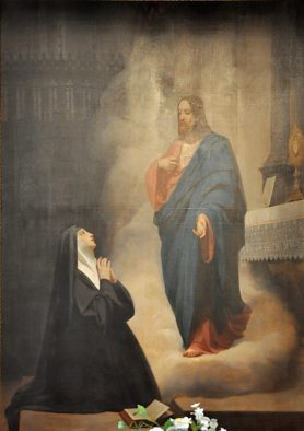 L'apparition du Sacré Cœur à sainte Marie–Marguerite Alacoque 