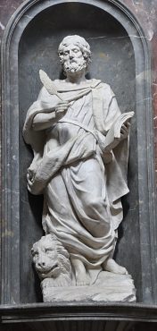 Statue de saint Marc et son lion