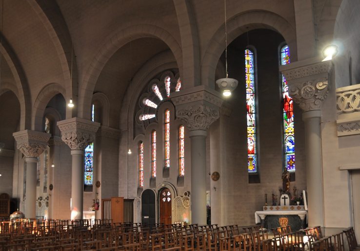 Élévation gauche dans la nef