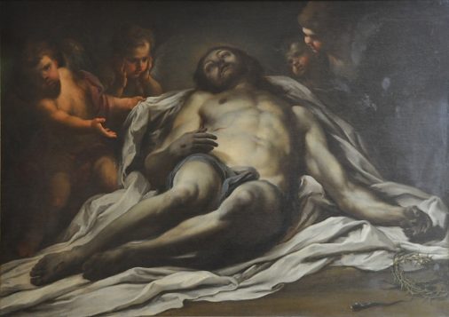 «Le Christ mort» de Sébastien Conca (2e quart du  XVIIIe siècle).