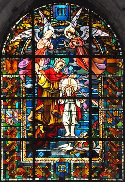 Vitrail Saint Joseph et l'Enfant Jésus