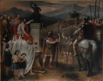 Tableau d'une scène de l'Histoire romaine (Auteur anonyme)