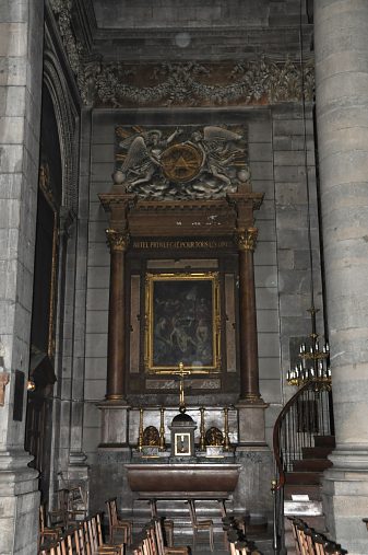Autel latéral nord dédié à saint Ferréol et saint Ferjeux