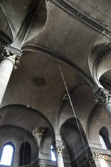 La voûte à la croisée du transept