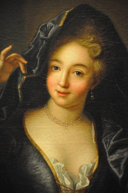 «Portrait de jeune femme accompagnée d'une vieille femme», détail