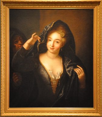 «Portrait de jeune femme accompagnée d'une vieille femme»