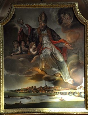 «Saint Nicolas protégeant la Saône et la ville de Gray»